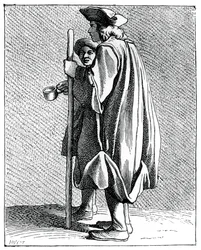 Blind mand af Quinze-Vingts, 1737-1742.