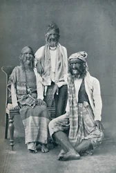 En behåret familie fra Mandalay, Burma, 1902