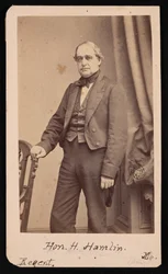 Portræt af Hannibal Hamlin 1809-1891, 1857.