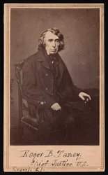 Portræt af Roger Brooke Taney 1777-1864, før 1864.