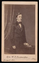 Portræt af William Pitt Fessenden 1806-1869, før 1869.
