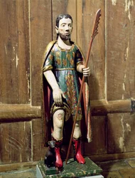 St. Rocco (1295-1327) (polykromt træ)