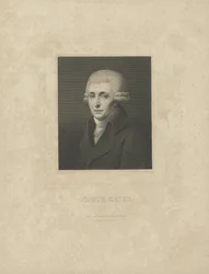 Portræt af komponisten Joseph Haydn 1732-1809, ca. 1827.