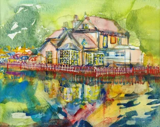 Waterside Tavern (wc på papir)