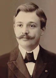 Portræt af violinisten og komponisten Henri Marteau 1874-1934.