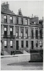 17, Heriot Row, hjemsted for Robert Louis Stevenson og hans familie i Edinburgh