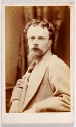 Visitkort af John Atkinson Grimshaw (s/h foto)