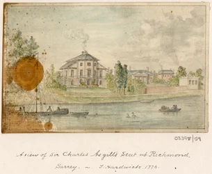 En række skitser, udsigter i Storbritannien, kontinentet og Amerika 1772-1778 (akvarel)