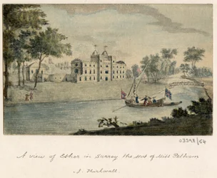 En række skitser, udsigter i Storbritannien, kontinentet og Amerika 1772-1778 (akvarel)