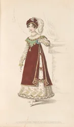 Dansk Fancy Dress båret ved Prins Regent