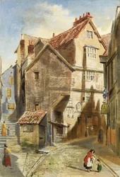 Steep Street (olie på lærred)