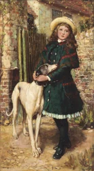 Ved havelågen, 1887