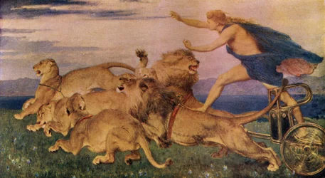Foibos Apollon, illustration fra «Classic Myth and Legend» af A. R. Hope Moncrieff, udgivet ca. 1910