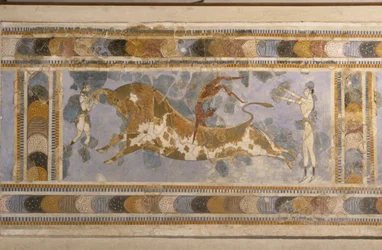 Tyrespring fra Paladskomplekset Knossos