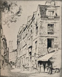 Gården til Halles, Rue St Jacques, 1915