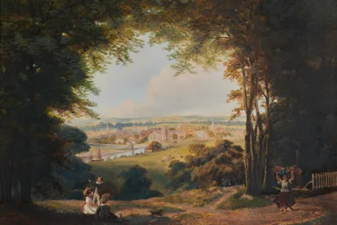 Vignette Udsigt over Maidstone fra syd