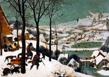 Jægere i sneen, vinter, 1565