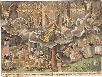 Lignelsen om de vise og tåbelige jomfruer, ca. 1560.