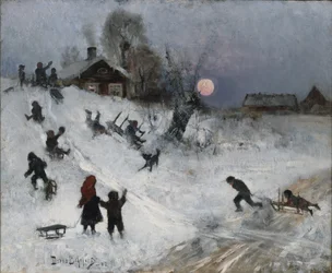 Slædekørsel, 1882