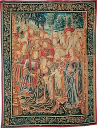 Historien om Troja. Benådningen af Helen, ca. 1520