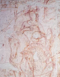 Triumph of Death, af Buonamico di Cristofano kendt som Buffalmacco (aktiv begyndelsen af det 14. århundrede), sinopia.