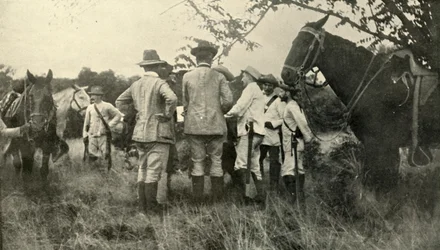 General Lawton lærer af cubanske officerer...30. juni, spansk-amerikansk krig, 1898, 1899.