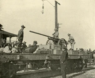 Sergent Borrowe and the Dynamite Gun, spansk-amerikansk krig, juni 1898, 1899.