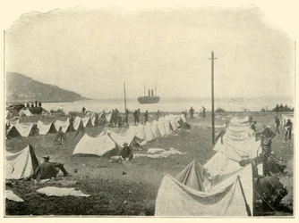 St. Paul i Bay, skyder over Top of Hill...24. juni, spansk-amerikansk krig, 1898, 1899.