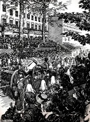 Kong Edward VIIs sidste rejse gennem London: Begravelseskorteget i Piccadilly, 1910 1911