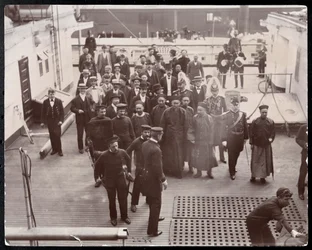 Den kinesiske statsmand Li Hung-Chang på sit besøg i USA, 1896