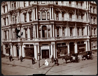 Gilsey House, Broadway and 29th Street, New York, ca. 1905 (sølv gelatinetryk)