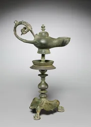 Lampe og stativ, 400s