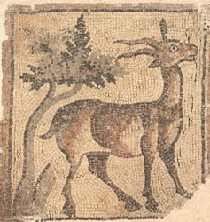 Ram nær et træ, 400-tal