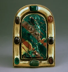 Cameo med velsignelse Kristus, byzantinsk, 11. århundrede