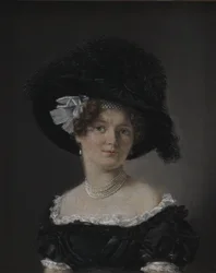 Mathilde Theresia von Irgens-Bergh, født Holsten, Hustru til Mathias Friis von Irgens-Bergh