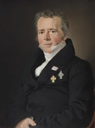 Portræt af videnskabsmanden Hans Christian Ørsted