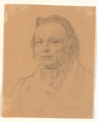 Portræt af regimentsdyrlæge J.C. Freund