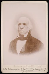 Portræt af Gideon Hawley 1785-1870, før 1870.