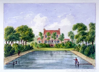 Folk, der fisker i Peerless Pool, City Road, Finsbury, London, C1800.