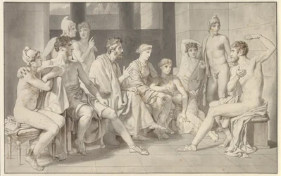 Odysseus hos Alkinoos beretter om sit liv