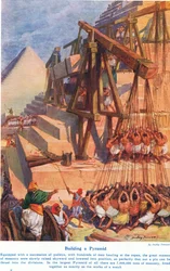 Building a Pyramid, illustration fra 