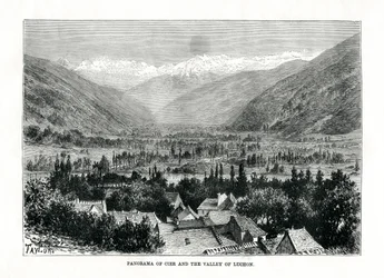 Cier og dalen Bagneres-de-Luchon, Frankrig, c1879.