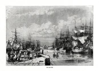 Le Havre, Normandiet, Nordfrankrig, 1879