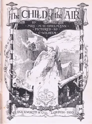 Titelsidedesign fra The Child of the Air pub.af Duckworth