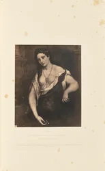 Kvindefigur, af P. Bordone