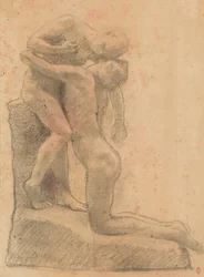 Çacountala, ca. 1888 (kul og estompe på papir)