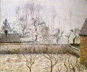Landskab med Frost og Dis, Eragny; Paysage, Givre et Brume, Eragny,