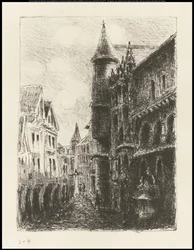 Rue Saint-Romain, Rouen, 1. tavle, 1896