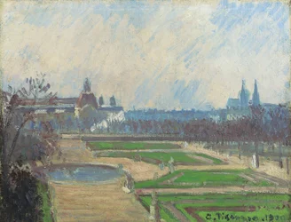 Tuilerierne og Louvre, 1900