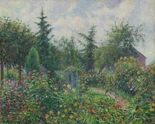 Garden og Henhouse på Octave Mirbeaus, Les Damps, 1892.